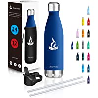 Baomay Botella de Agua Acero Inoxidable Termo - 350ml 500ml 750ml Doble Pared Aislamiento Frascos Termica para Niños…